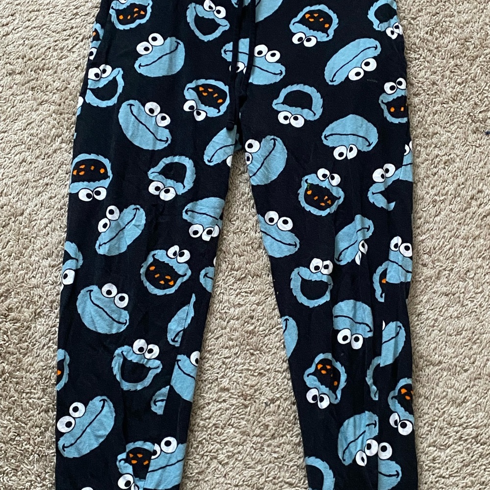 Sesame Street cookie monster pajama pants